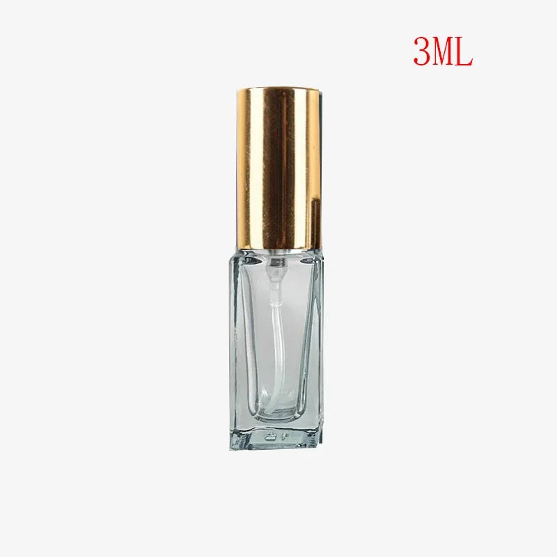 3ml 10ml High Quality Perfume Spray Bottle Empty Glass Parfum Atomizer Travel Cosmetic Bottle Sample Vials Refillable Mini