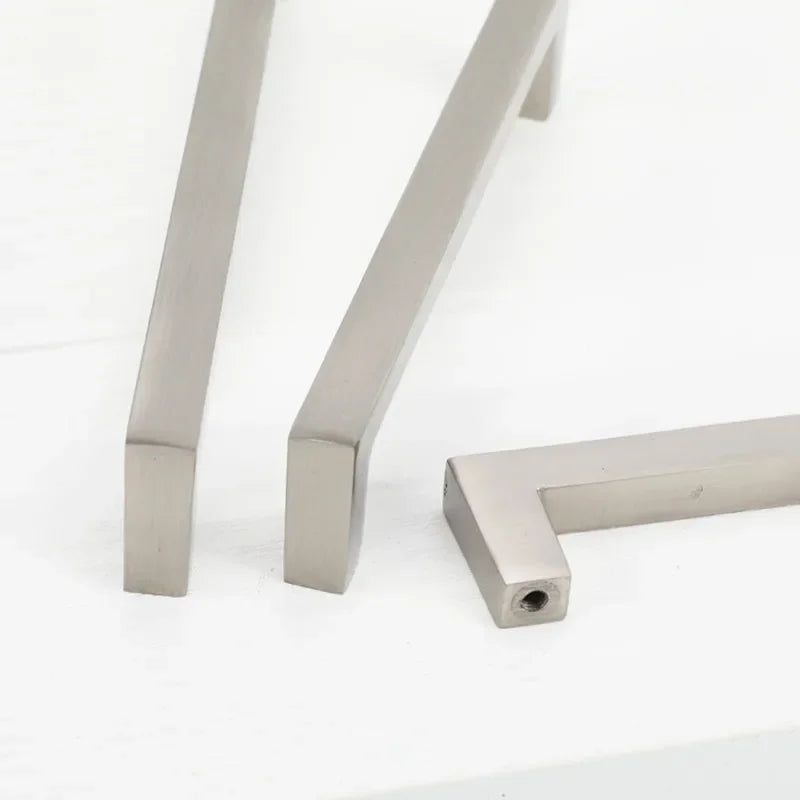 Modern Cabinet Handles Kitchen Door Handles Drawer Knobs Aluminum Alloy Wardrobe Door Handles Brushed Modern Style Hardware