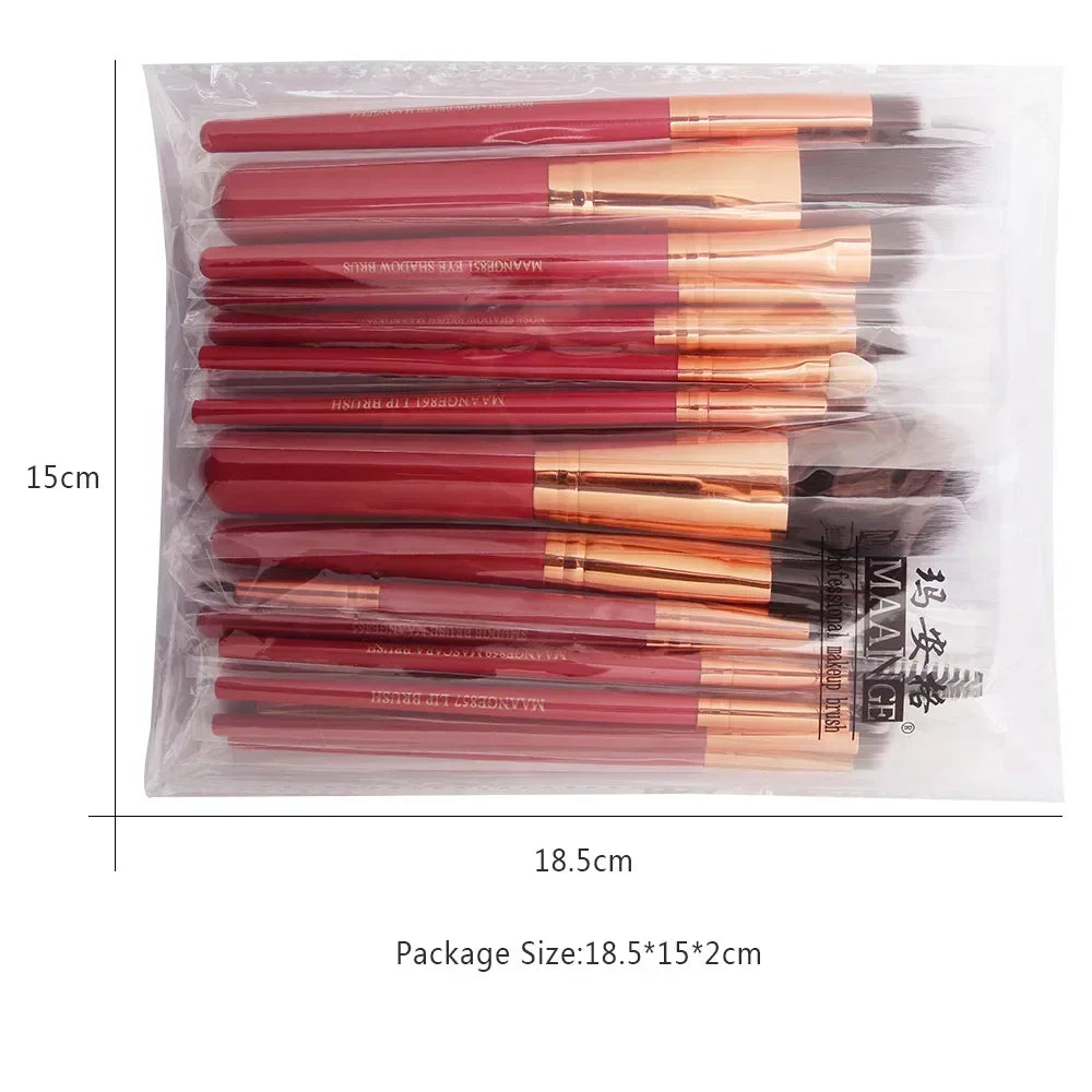 3/13/22pcs Professional Makeup Brushes Tools Set Make Up Brush Tools Kits for Eyeshadow Eyeliner Cosmetics Brushes Maquiagem