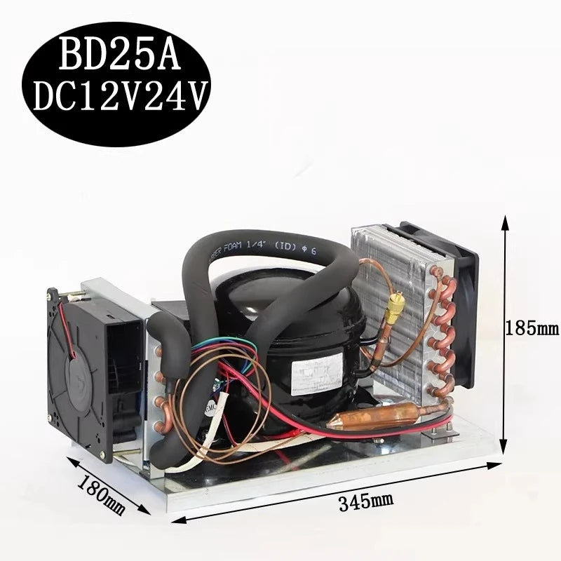 QD52A Small Air-cooled Unit 220VR134a Refrigeration Integrated Unit Can Be Turned on For Refrigeration and Temperature Control