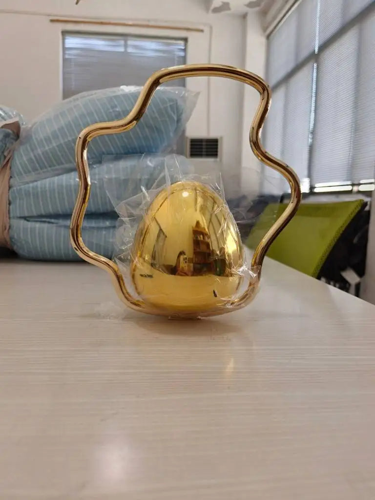 Egg Shape Acrylic Iron Box Handbag,Women Irregular Metal Frame Evening Bag,Luxury Wedding Elegant Party White Clutch Purse