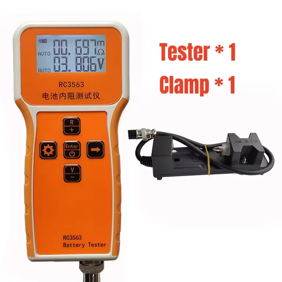 RC3563 Battery Voltage Internal Resistance Tester High-precision Trithium Lithium Iron Phosphate 18650 Battery Tester Ohmmeter