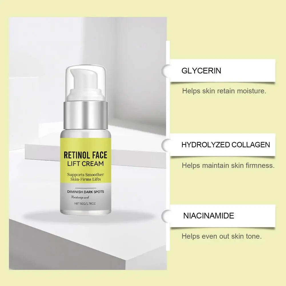 Retinal Shot Tightening Serum/Booster/Face Fift Cream Deep Hydration Moisturizating Firm Skin Reduces Fine Lines Minimizes Pores