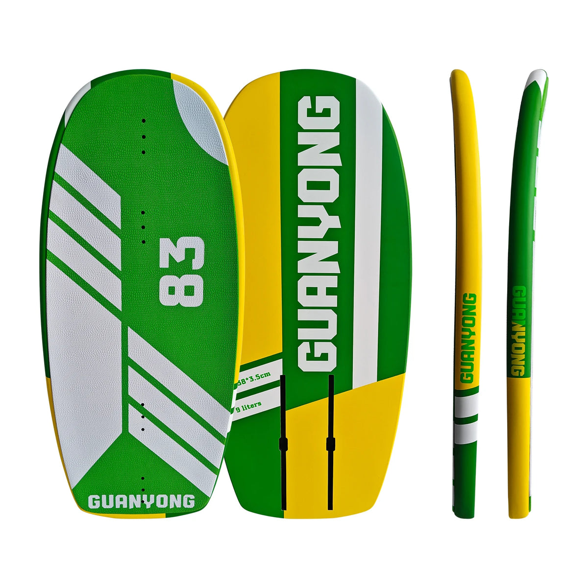 New 83cm Hydrofoil Surfboard Small Size Carbon Fiber Material 9L High Performance for Water Sports Non-Powered Surfing