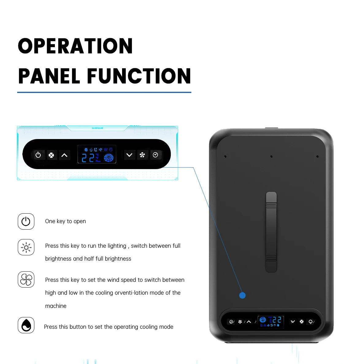 Air Conditioners with Inverter 12V,Portable Air Conditioning  2300Btu,Use Car,Home,Camping