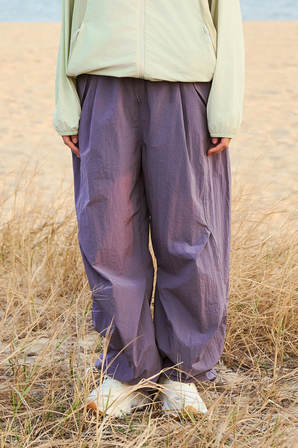 Men Women Outdoor Lightweight Quick Dry Loose Casual Sport Wide Leg Cargo Pant Couple Streetwear Hiking Track Techwear Trousers