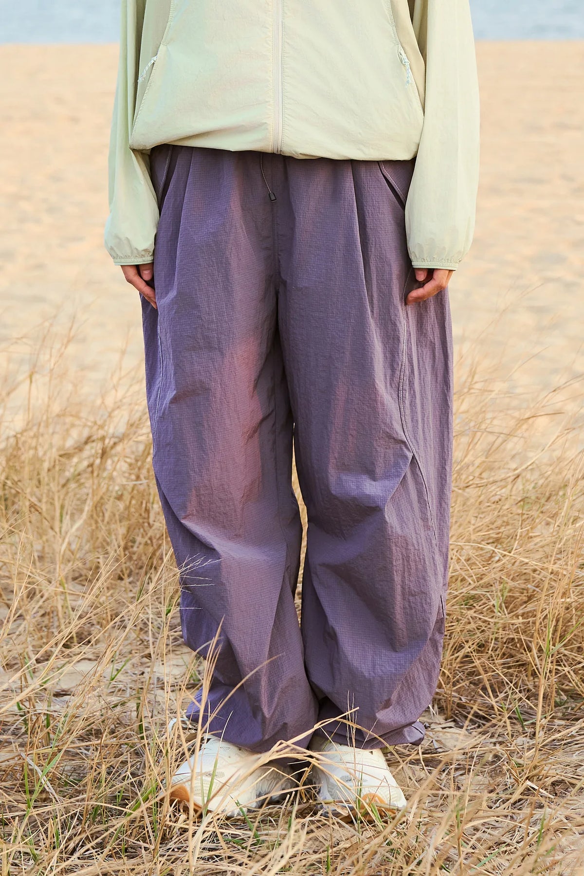 Men Women Outdoor Lightweight Quick Dry Loose Casual Sport Wide Leg Cargo Pant Couple Streetwear Hiking Track Techwear Trousers