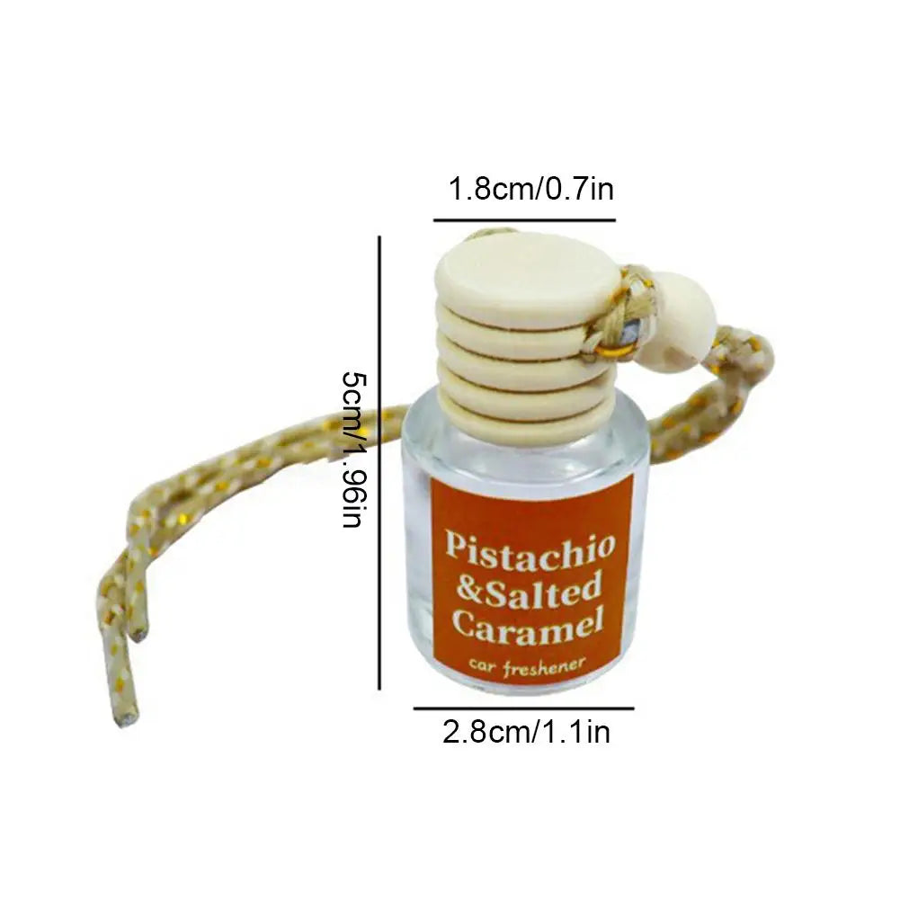 Car Hanging Perfumes Pendant Portable Hanging Aromas Men Present Women Hanging Air Freshener Bottle Car Glass Diffuser Frag J3C4