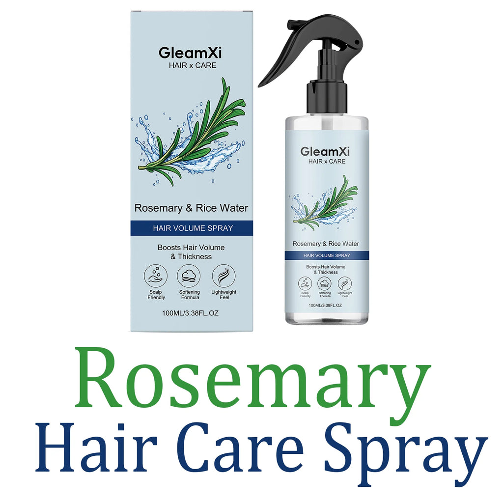 Rosemary Shampoo Set Hair Care Spray Herbal Shampoo with Hydrolyzed Keratin Plant Extract Hair Care Refreshing Hair Daily Use