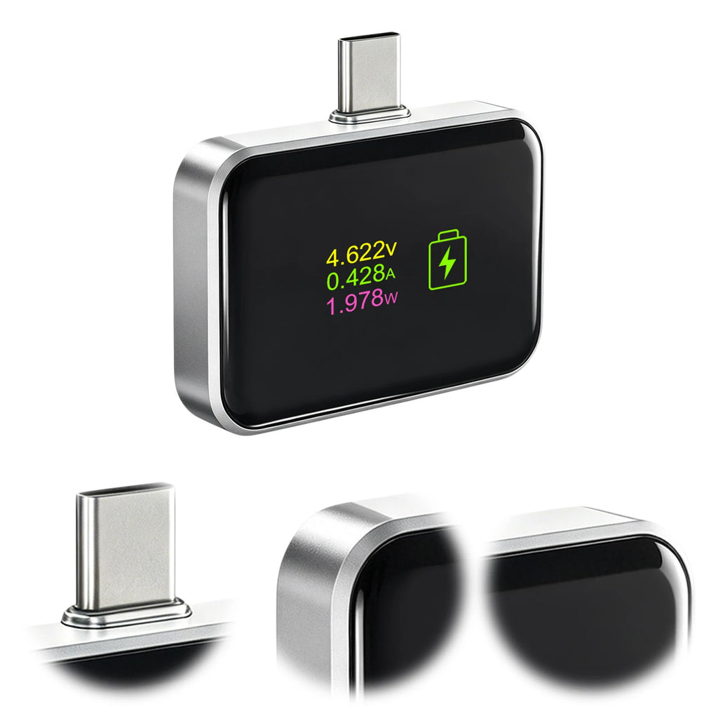 Auto Cut Off 140W USB C Charger Smart Shutoff Fully Charged AI Digital Display Real-Time Power Voltage Current Monitor