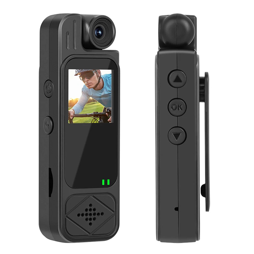Mini Body Camera 1080P HD Sports Camera Infrared Night Vision Digital Video Recorder 1.3 Inch Bodycam Police Small Camcorder