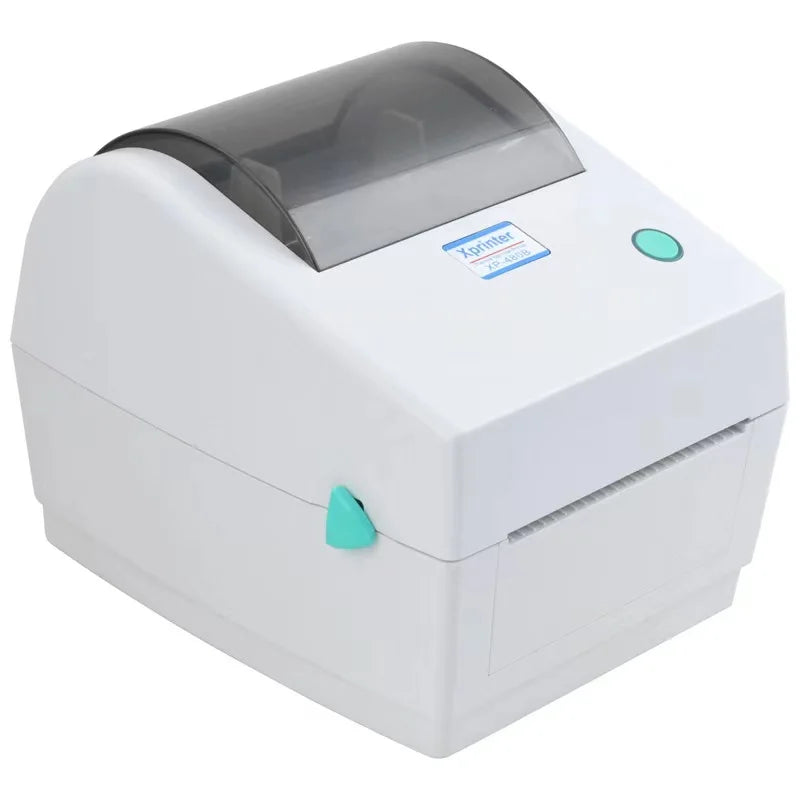 Xprinter XP-480B/DT427B 110mm Adhesive Address Stickers Direct Thermal Barcode Shipping Label Printer