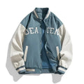 Plus Size 8XL 9XL 10XLMen Varsity Jackets Baseball Coat Stand Collar Long Sleeve Jackets Man Casual Outerwear Big Size Clothing