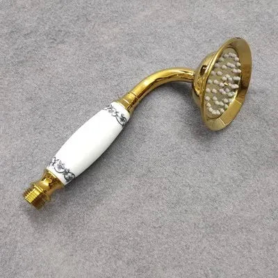 Bathroom Accessories Rose Gold Hand Shower Head High Pressure  Antique Water Output Antique Hand Shower Nozzle Water