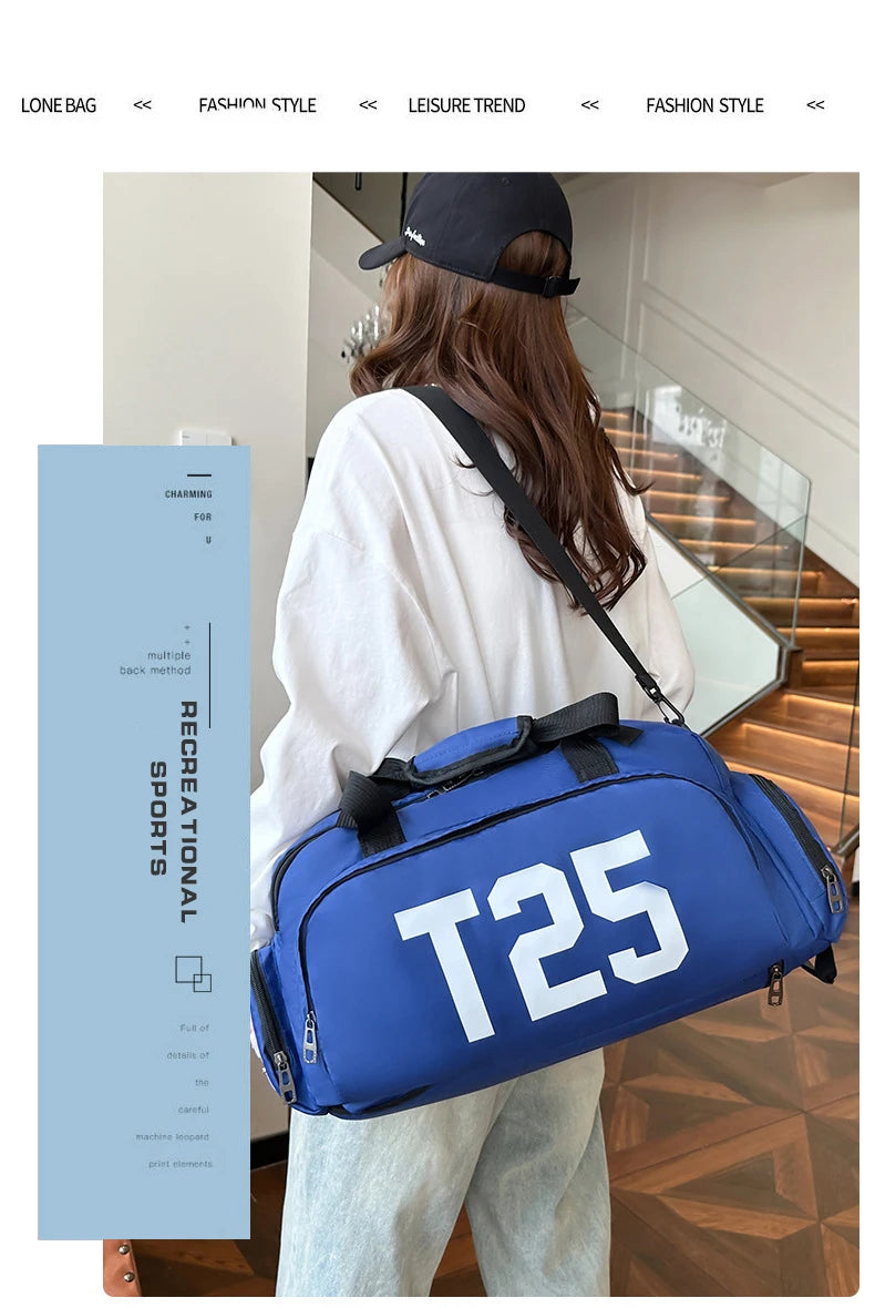 Customized Logo Fitness Bag Football Backpack Swimming Taekwondo Waterproof Backpack Luggage Bag Printed Pattern