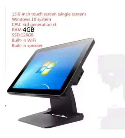 15.6-inch cash register Windows 10 system Support folding CPU i5 RAM 8gb SSD 256GB Computer desktop computers MINI PC