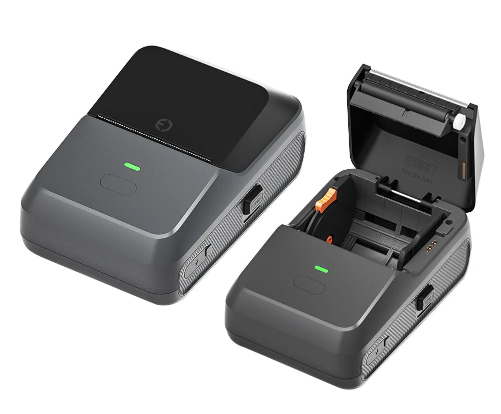 20-50mm P2 Mini Thermal Label Printer Portable Wireless Bluetooth Office Business Sticker Printer for Android / iOS