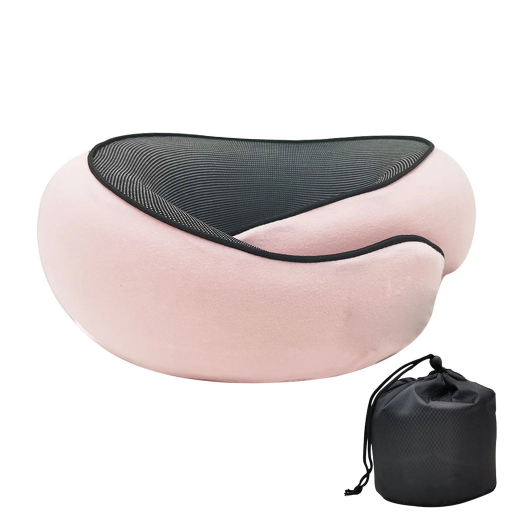 Portable U-shaped Pillow Memory Foam Snail Pillow Soft Noon Break Sleep Pillows Travel Neck Support Travel Neck Pillow