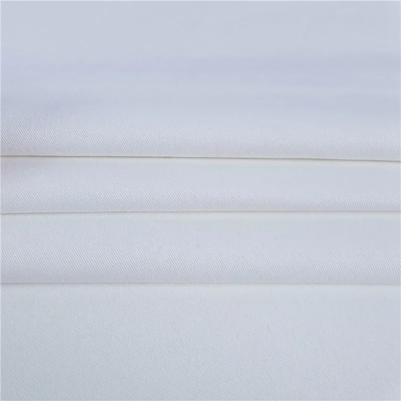 Denim Fabric By The Meter for Sewing Jeans Clothing Coats Dresses Thickened Colored Twill Cotton Handmade Cloth Plain Black Blue