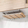 Under Cabinet Cutting Board Organizer Holder Kitchen Hanging Chopping Board Pot Lid Kitchenware Storage Rack Stainless Steel