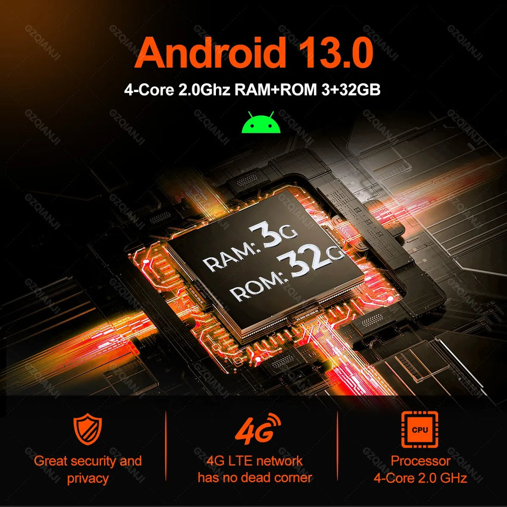 Android 14/13/11 3G 4G Handheld POS Terminal With 58mm Thermal Printer 1D 2D Scanner NFC Reader RAM3GB ROM32GB Mobile Device