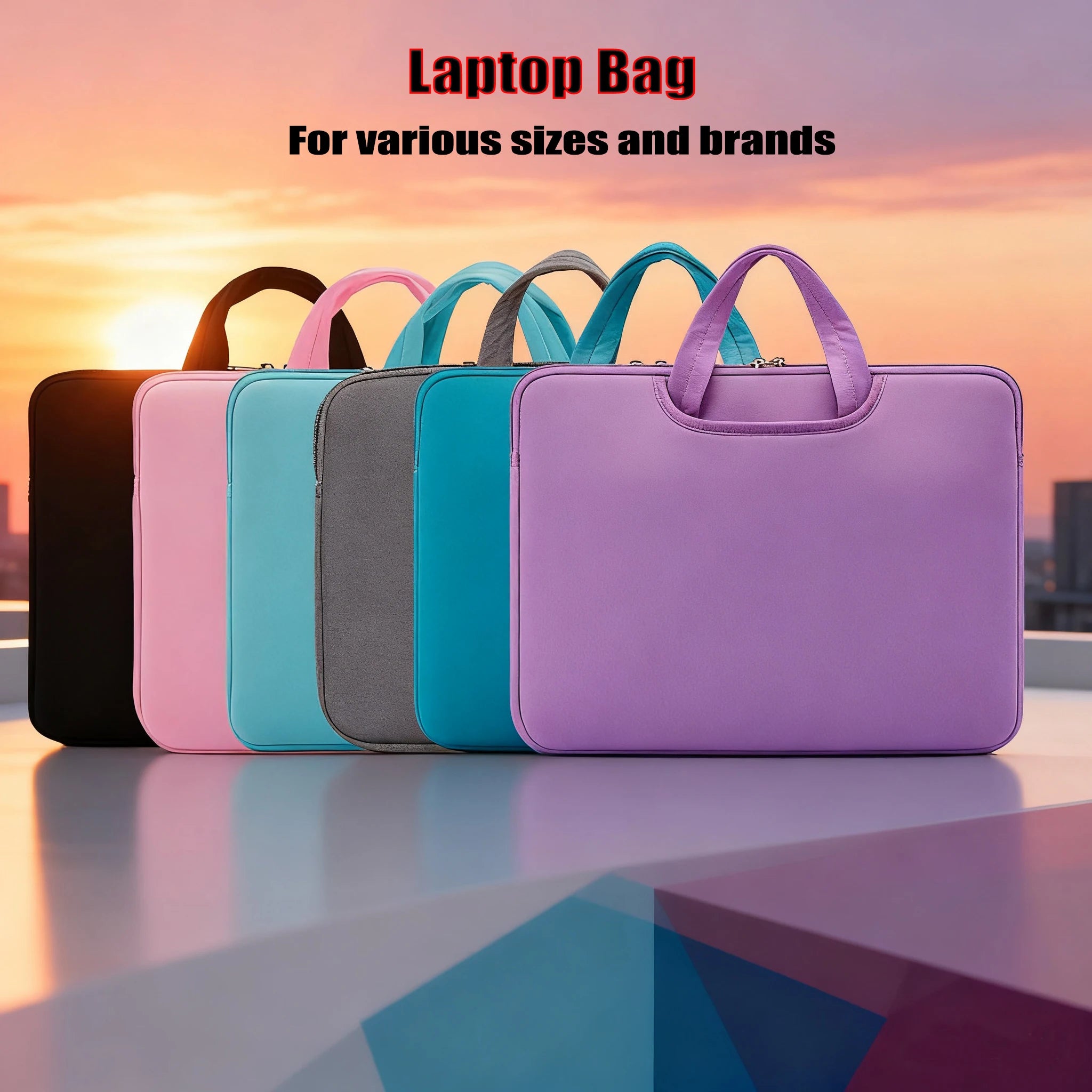 Laptop Bag, Computer Bag, 13-inch, 14-inch, 15.6-inch, 16-inch, 17-inch Laptop Bag, Suitable for Various Brand Computers, Laptop