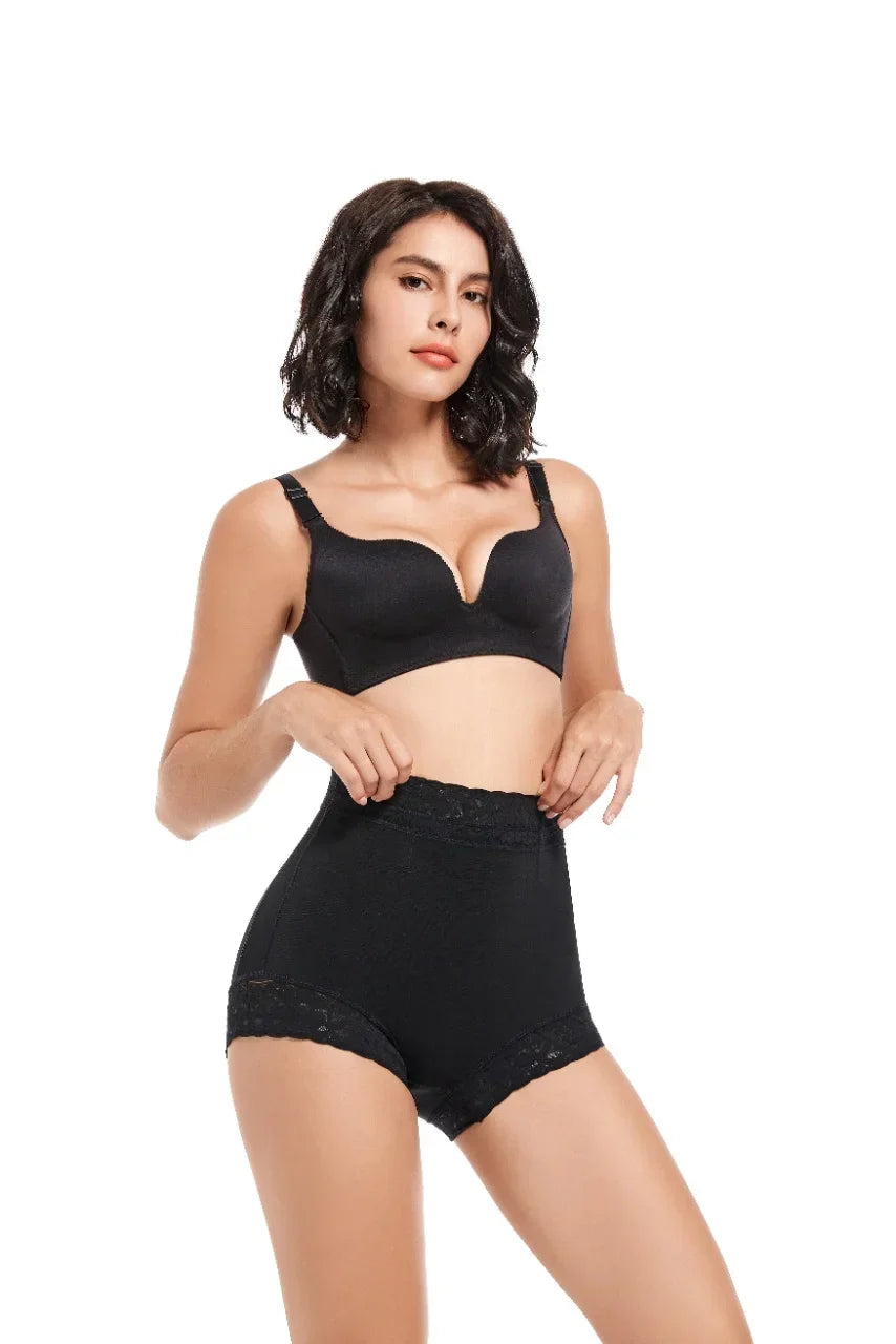 Body Shaper Women Tummy Control Panties Lace Shorts Hourglass Girdles Shapewear Butt Lifter