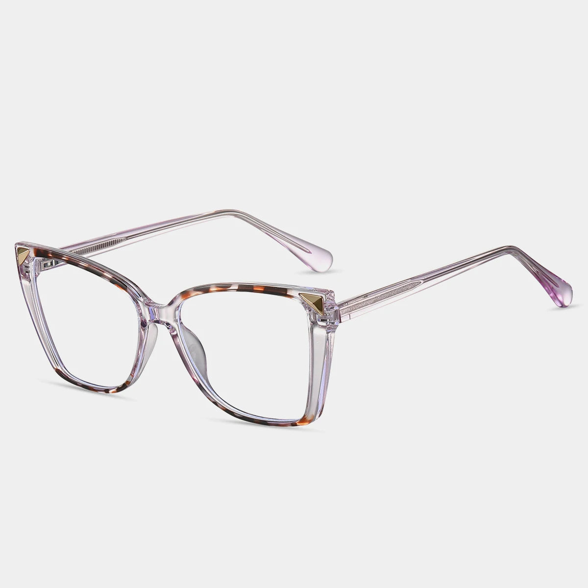 R57466 Fashion Square Anti Blue Light Glasses Trend Spring Hinge Prescription Spectacles Frames Women Optical Reading Glasses