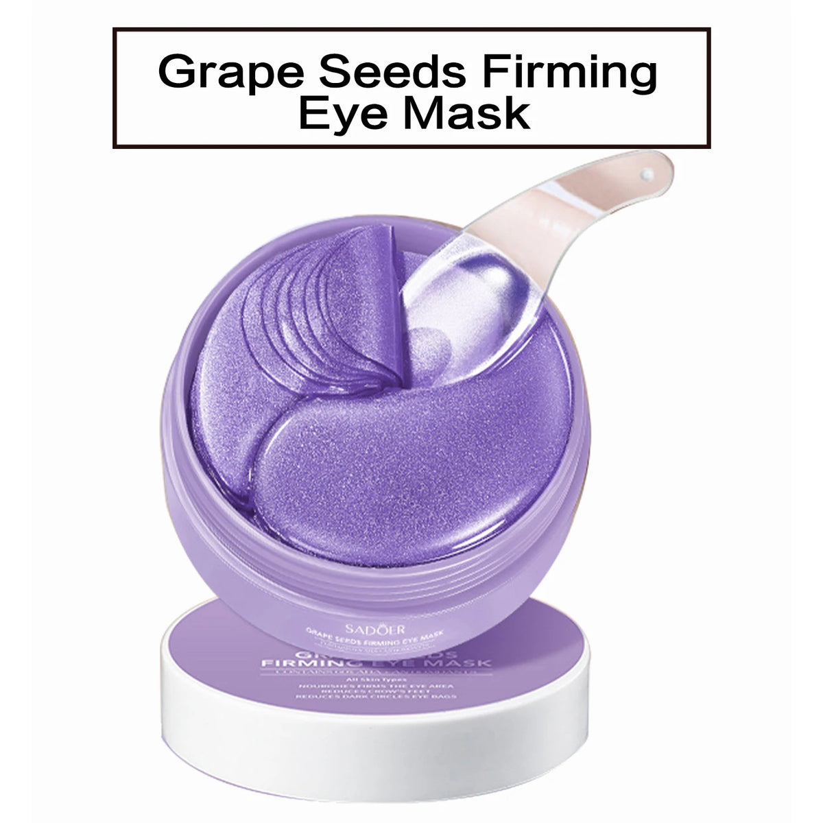 60 Pieces (30 Pairs) of Hydrating Eye Masks, Nourishing and Moisturizing the Skin Around the Eyes, Making the Skin Around the Eyes Smooth and Soft, Exquisite Eye Masks with a Two-Tone Design
