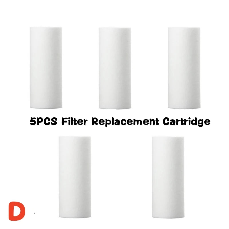 5'' Pre-filter Household Purifier Water Filter for Washing Machine Toilet Shower Water Heater Replaceable PP Cotton Cartridge