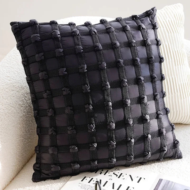 45x45/30x50cm Black White Embroidered Pillow Cover Decorative Cushions Pillow Covers Decorative Modern Light Luxury Sofa Decor