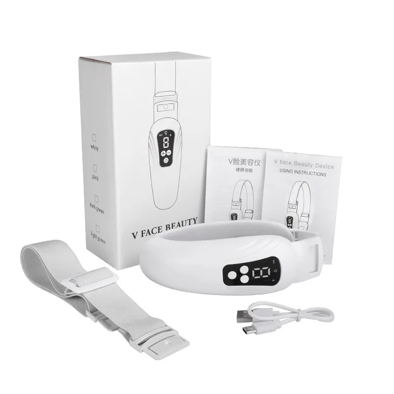 EMS V Line Shaper Face Slimming Massager Electric Facial Lifting Firming Tool Chin Cheek Tightening Beauty Device