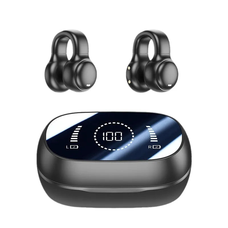 Wireless Bluetooth headset M47 ear clip type non-in-ear battery display, long battery life, long wear is not painful ear buds