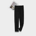 Men's Stylish Summer Pajama Pants, Thin Home Pants, Loose Breathable Air-Conditioned Pants with Elastic Waist