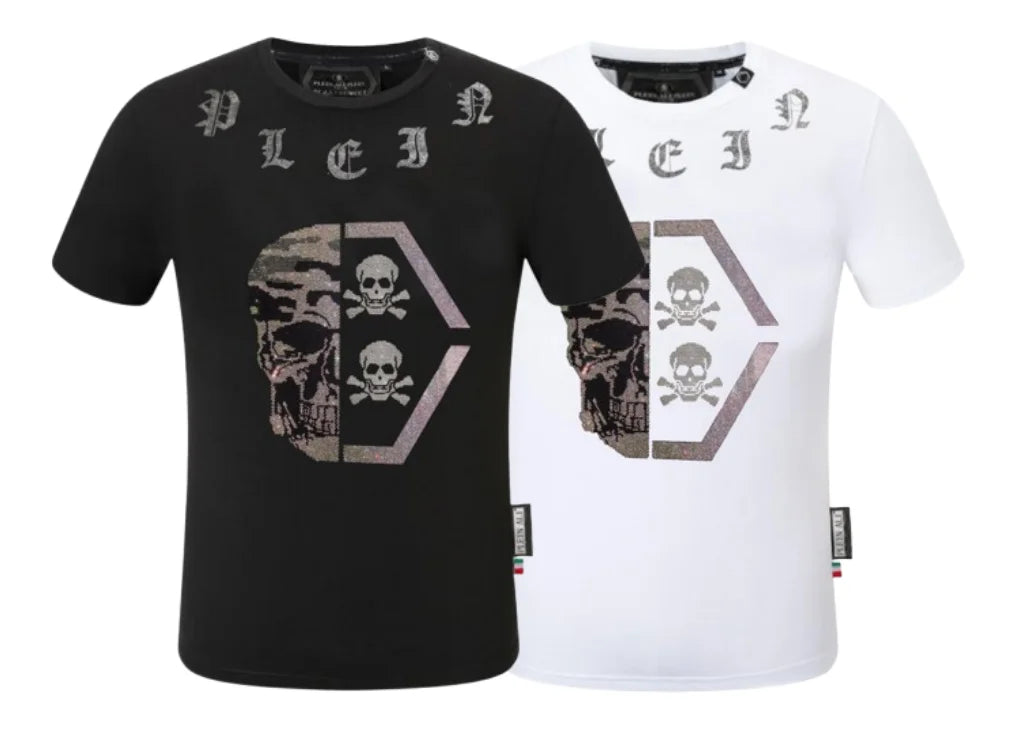 Designer T-Shirts for Men Branded and Rhinestone-Adorned Stylish Tops tees