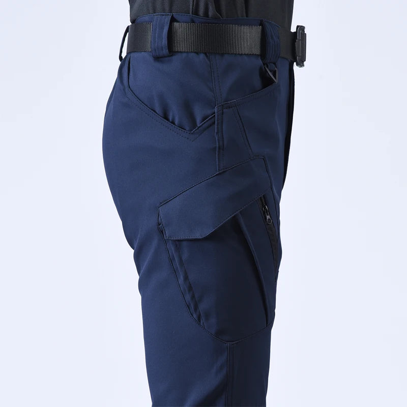 Men Spring Autumn Fishing Climbing Trekking Softshell Elastic Hiking City Cargo Pants Hunting Camping Tatical Military Trousers