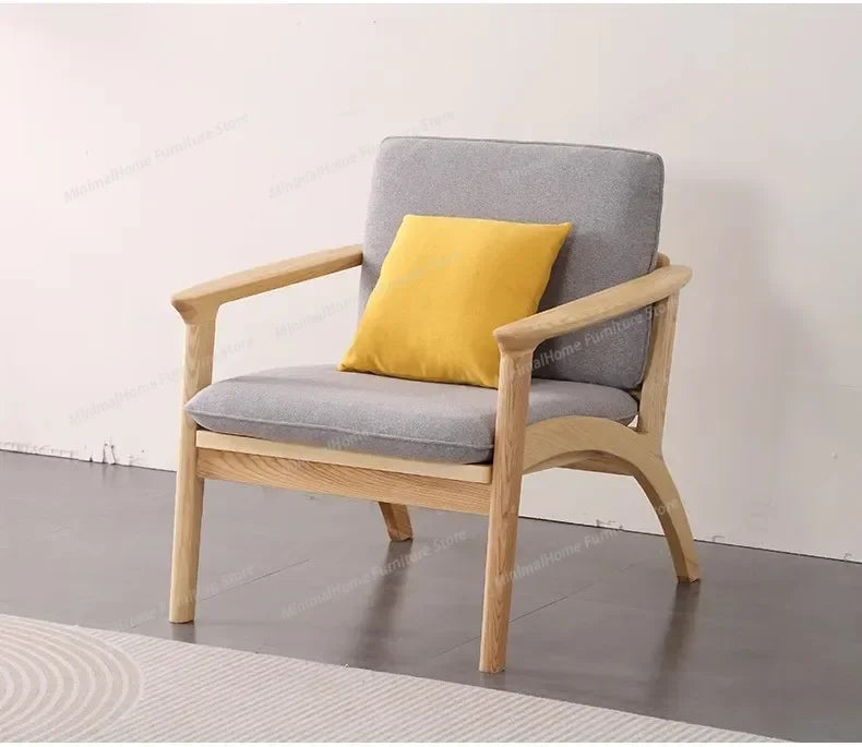 Relaxing Living Room Sofas Lounge Comfortable Wood Floor Modern Lazy Sofa Nordic Balcony European Divani Da Soggiorno Furniture