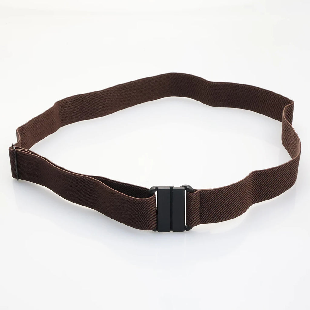 Casual Solid Color Elastic Belt Metal-free Ultra-light Elastic Belt Maximum length 140cm