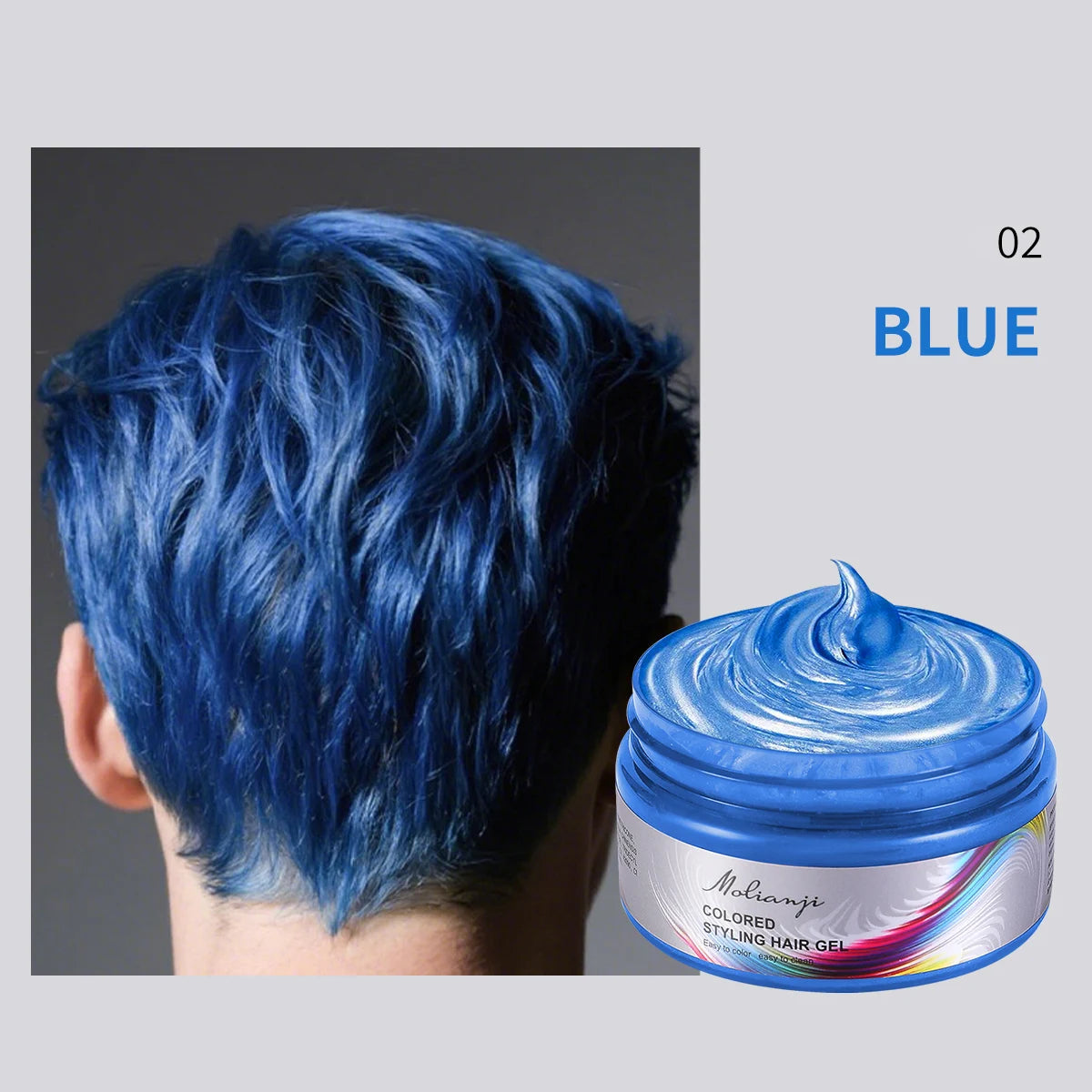 Disposable Hair Dye, Easy to Color, Easy to Clean, Instant Coloring, Creating colorful and Fashionable Hairstyles