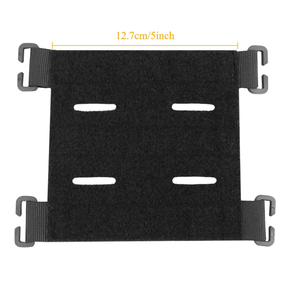 Nylon Molles Tactical Patches Board Patches Panel Display Holder for Backpack Hunting Mini Patches Board Strip