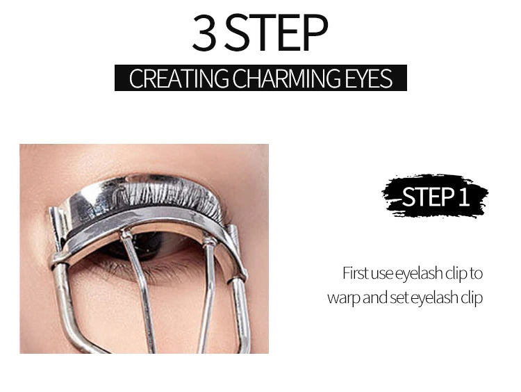 2Pcs 4D Mascara + Liquid Eyeliner Set, Waterproof Sweat-Proof Smudge-Proof, Lengthening Thickening Curling Long Lasting Eye Make