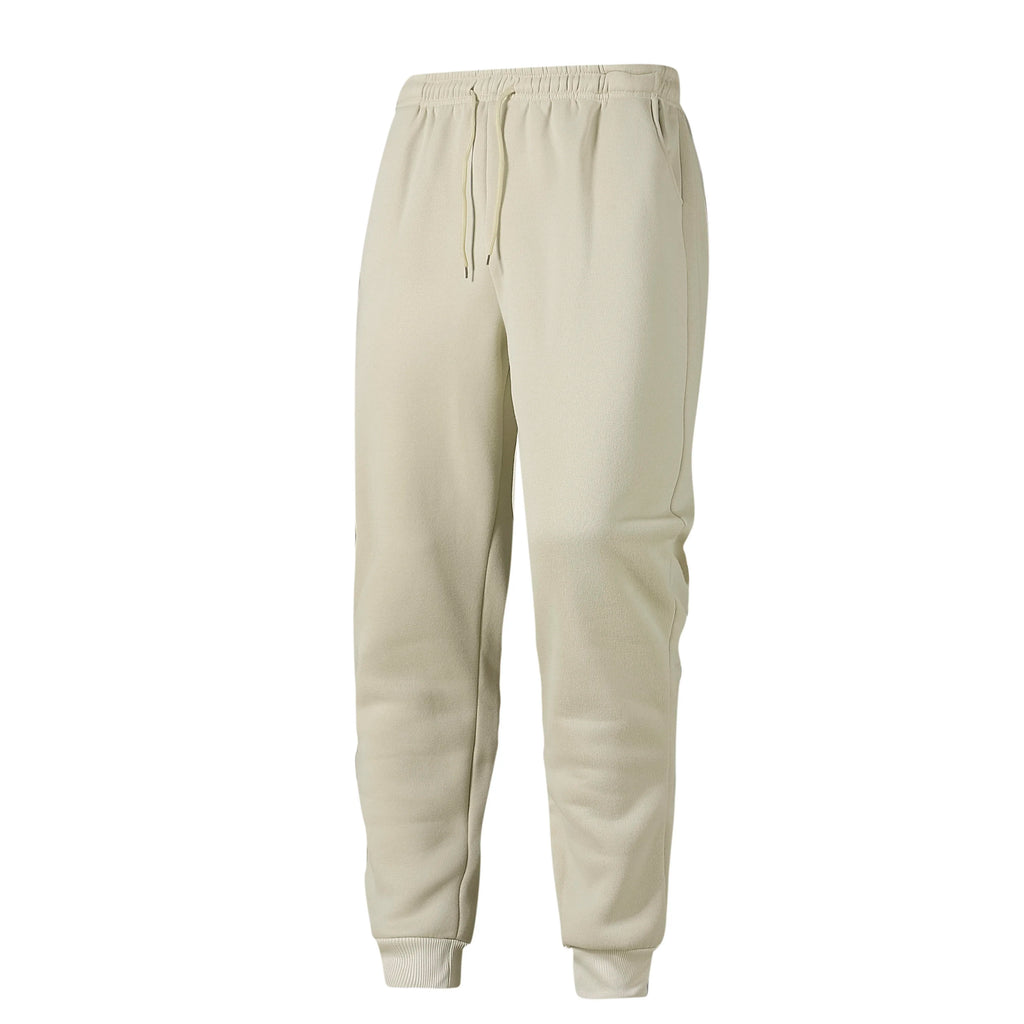 Men's Casual Pants Autumn Winter Fleece Sweatpants Men Running Jogger Sports Gym Trousers Fashion Solid Color Workout Long Pants