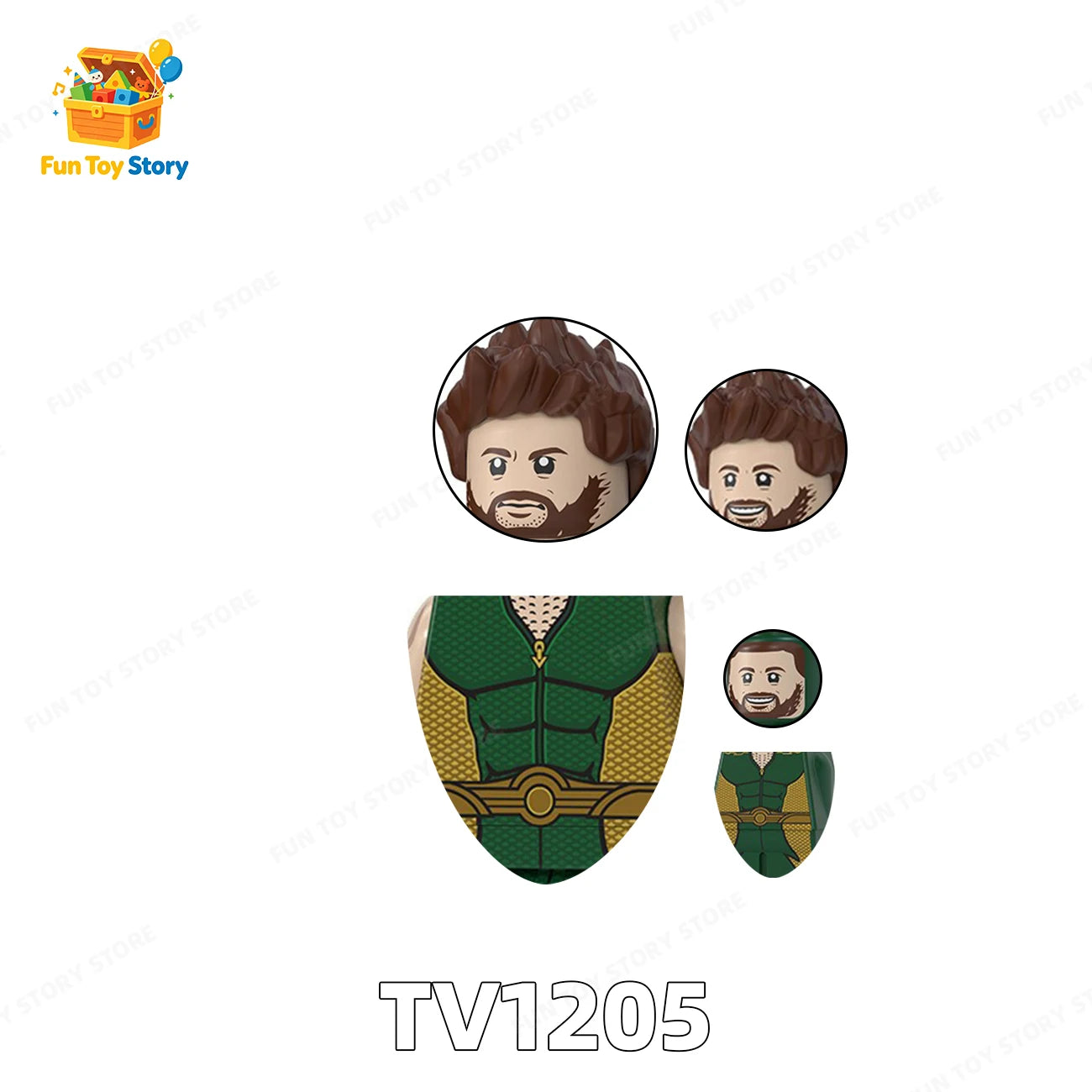 TV6224 TV Watchdog Series, Assembled Building Blocks, Human Toys, Collected by Film and Television Enthusiasts, Gifts for People