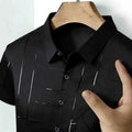 2026 New Men's Silky Short Sleeve Shirt Wrinkle-Resistant Short Sleeve Casual Office Daily Wear
