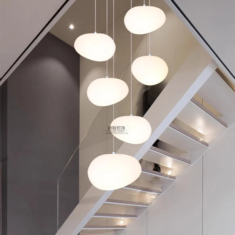 Modern home decor led lights pendant light lamps forstaircase Chandeliers for living room hanging light indoor lighting
