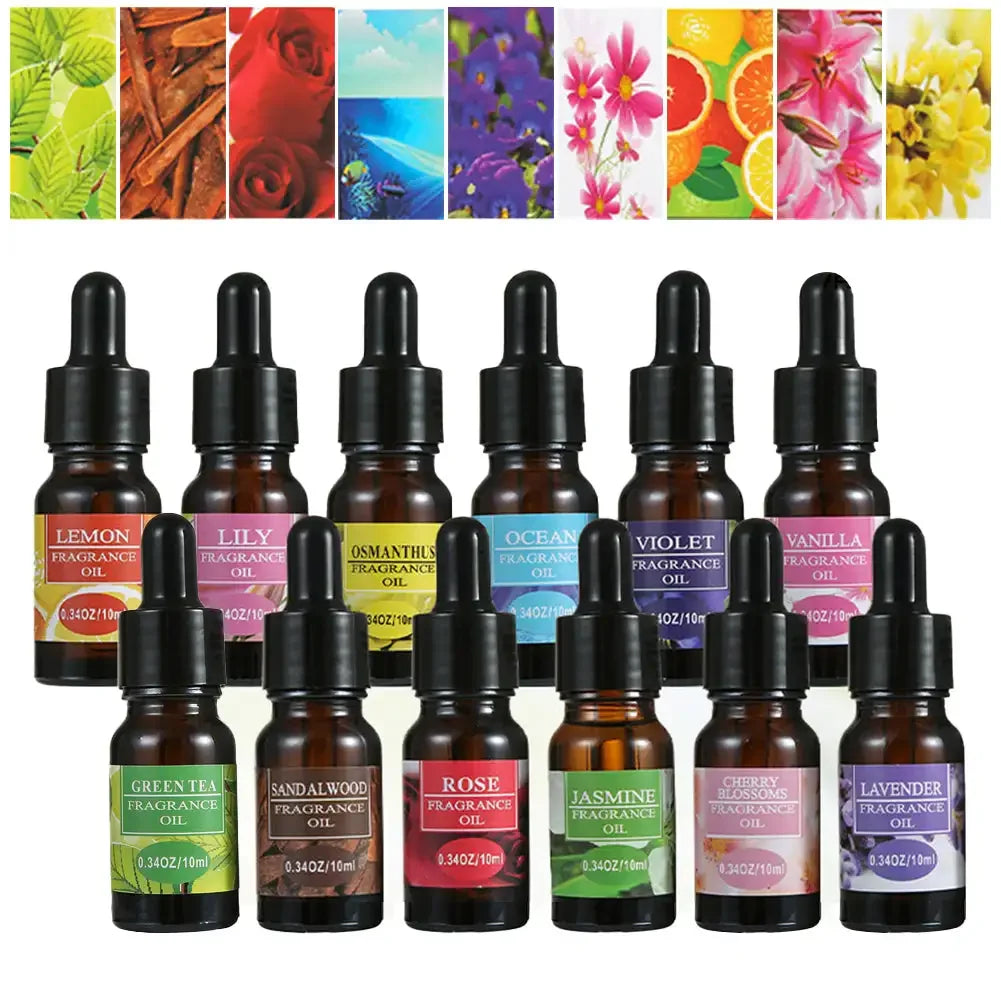 Car Perfume Refill Liquid Flavor Essential Oil with Dropper Car Air Freshener Refill For Air Humidifier Fragrance For Home Car
