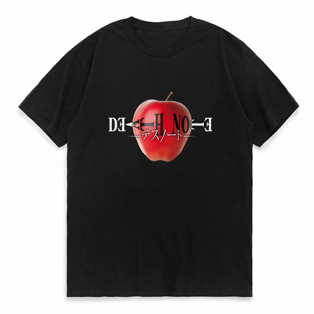 Men Kawaii Cartoon Summer Tops Misa Amane Graphic Tees Japanese Anime T-shirt Death Note T  Harajuku Unisex Pop Y2k Tshirt