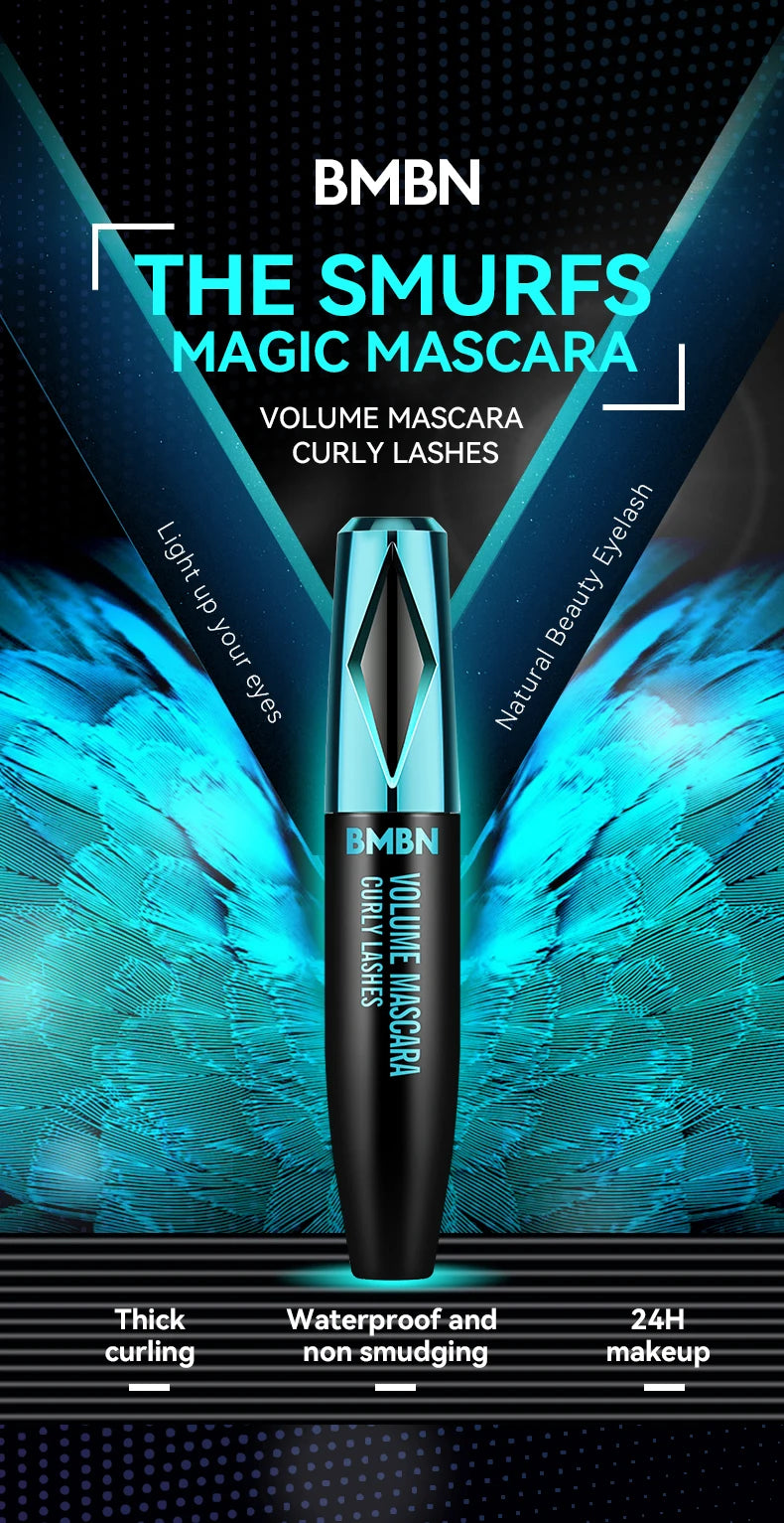 Mascara, Waterproof and Sweat Proof, Fast Drying and Anti Smudge, Long-Lasting Makeup, Create Thick & Natural Eye Makeup