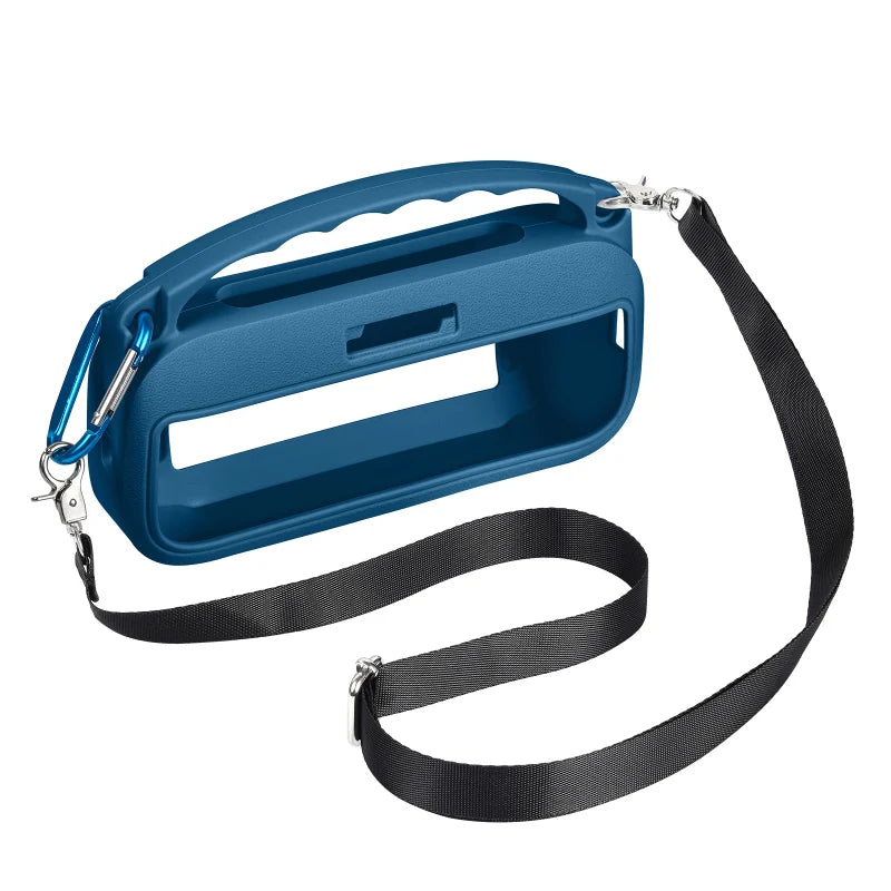 ZOPRORE Silicone Cover Case for Bose SoundLink Flex (2nd Gen) Speaker, Travel Protective Cover with Shoulder Strap and Carabiner