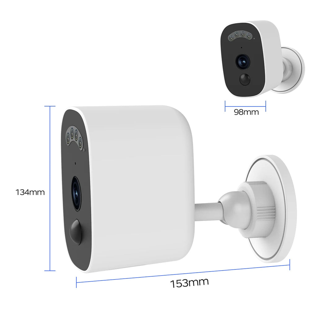 JOOAN 5MP WiFi Solar Camera Outdoor Wireless Battery Powered Security Camera PIR Human Detection Night Vision IP66 Waterproof